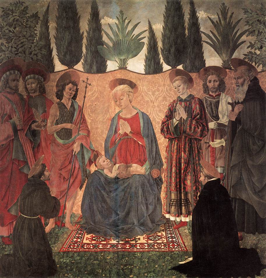 BALDOVINETTI, Alessio Madonna and Child with Saints ghg